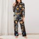 thumbnail image 2 of Fotbe Fiery Skull Trio Conjunto de Pijama de Manga Larga para Mujer con Estampado, Ropa de Dormir de 2 Piezas, Conjunto de Casa Suave y Cómodo con Bolsillos-Medium, 2 of 7