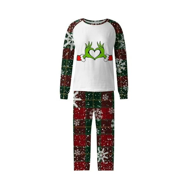 Pyjamas de Noël Assortis pour Hommes Ensembles de Pyjamas de Vacances pour la Famille