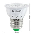 thumbnail image 3 of Ampoule LED, Fleurs de Lampe (220v) Rouge LED Plante Intérieur Rouge LED E27 Lampe Fleurs LED Eryue LED, 3 of 6