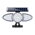 thumbnail image 1 of lampara solar Irfora Luz solar de pared de tres cabezas LED impermeable para exteriores Lámpara de detección de cuerpo humano Patio de jardín Lámpara de iluminación de paisaje alimentada por energía s Irfora lampara solar, 1 of 7