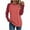 Red, variant on Njagoc3 Women's Raglan Sleeve Long Sleeve Relaxed Fit Color-Block Top ,Mint Green,L