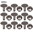 thumbnail image 3 of Craft Rivet,200 Sets Double Cap Leather Rivet Sided Rivet Masterfully Created, 3 of 14