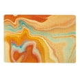 thumbnail image 1 of Tapete Marmoleado Verde/Naranja/ Amarillo, 1 of 2
