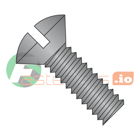 

6-32 x 1/2 Machine Screws / Slotted / Oval / Steel / Black Oxide (Quantity: 10 000 pcs)