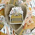 thumbnail image 3 of Sticker | Typewriter  Flowers, 3 of 11