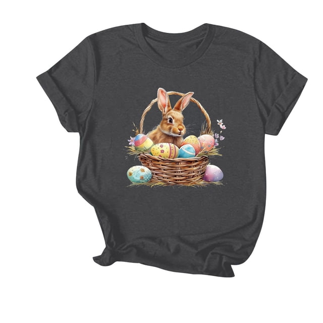 Lydiaunistar Hauts Grande Taille pour Femmes Printemps Vintage Humour Imprimé Manches Courtes Col Rond T-Shirt Léger Extensible Décontracté pour Femmes Gris