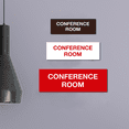 thumbnail image 3 of Basic Conference Room Sign (Brushed Gold) - Medium, 3 of 5