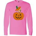 thumbnail image 3 of Inktastic Halloween Chihuahua Pumpkin Long Sleeve T-Shirt, 3 of 5