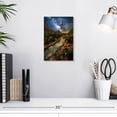 thumbnail image 3 of Elephant Stock Milky Way Over Virgin River Wall Art - Vertical Canvas Wall Art - Living Room Wall Decor - Astronomy & Space Canvas - Blue And Brown Decor - 8" x 12", 3 of 8