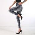 thumbnail image 4 of QHFBli Compression Leggings Womens High Waist Seamless Leggings Denim Print Jeans Tights Elastic Slim Fit Gym, 4 of 6