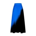 thumbnail image 5 of New Summer Arrivals SMihono Casual 2025 Patchwork Printed Length Skirts for Womens Casual 1950S Comfy Tunic Skirt Basic Color Block Outfits for Ladies Blue 6, 5 of 5