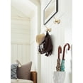 thumbnail image 4 of Amerock Mulholland Champagne Bronze Single Prong Robe Hook, 4 of 9