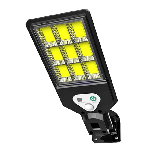 Lámpara de pared con energía solar Impermeable PIR Sensor de movimiento Luz exterior E Yard JShteea El nuevo
