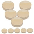 thumbnail image 5 of Greenadscape Beige Plastic Wood Slices for Decoration Unpainted Smooth Surface DIY Projects 8x2cm, 5 of 8