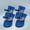Blue, variant on Firefly Hope Winter Anti-Slip Dog Boots, Paw Protector with Reflective Straps for Small & Medium Dogs,Size 4,4PCS,Black