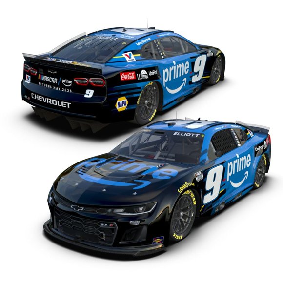 Auto de colección diecast Hendrick Motorsports Chase Elliott #9 escala 1:64 color candy