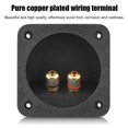 thumbnail image 2 of Speakers Terminal Box Shell 2 Copper Binding Post Wire Cable Connector Acoustic Components, 2 of 4