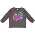 thumbnail image 3 of Inktastic Cute Pink Sea Turtle Boys or Girls Long Sleeve Toddler T-Shirt, 3 of 5