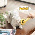 thumbnail image 3 of Pet Grooming Brush, Little Bee Self-Cleaning Undercoat Rake Comb, 3 of 5