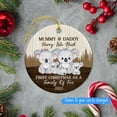 thumbnail image 2 of First Christmas As A Family of Five Ceramic Ornament, 1st Xmas As A Family of 5 Koala Ornament 2023, Personalized Mummy & Daddy Ornament, Family Members Christmas, New Baby Gifts CHGpiD, 2 of 6