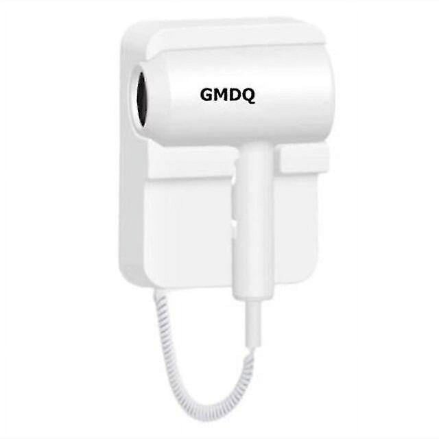 CHAO Secador de pelo potente para baño de hotel en casa de 1300w, secador de pelo potente de aire caliente y frío, secador de pelo de pared de 220v, blanco
