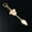 Aries, variant on Zodiac Keychain: Creative Fashion Alloy Key Ring Featuring Twelve Constellations, 8.8cm Length