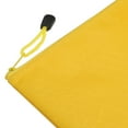 thumbnail image 4 of Uxcell A5 Document Pocket Storage Pouch Waterproof Zipper File Bags, Yellow 5 Pack, 4 of 6