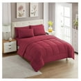 thumbnail image 1 of EcoNesxp 7 piece quilt set king size quilt set burgundy, 1 of 5