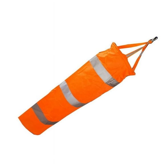 Qtmnekly Airport Windsocks Orange Waterproof Windsock Reflective Wind Bag 60cm Oxford cloth Orange