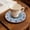 D, variant on Decorative Boho Ceramic Trivet - Heat Resistant Hot Pad for Kitchen, Non-Slip Table Protector for Enamel Pot, Casserole, Dining, Home Use