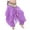 Purple, variant on Belly Dance Harem Pants Tribal Baggy Arabic Halloween Pants-Black