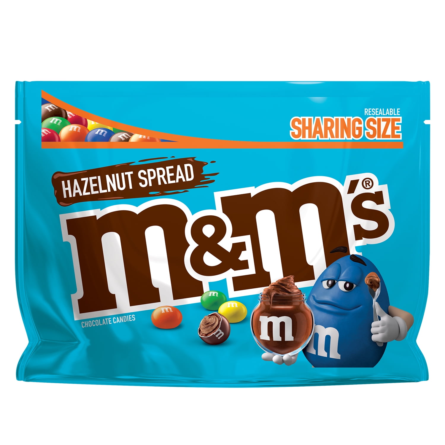 M&M's Hazelnut Spread Chocolate Candies 8.30 Oz Sharing Size (Pack of 3
