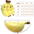 thumbnail image 2 of Almohada de peluche HUOGUO con forma de plátano gigante para niños, 69 cm, 2 of 4
