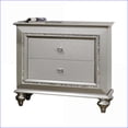 thumbnail image 5 of Champagne Bedroom Nightstand with 2 Drawers & Sparkling Trim, 5 of 7