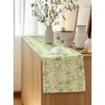thumbnail image 5 of Table Runner 70 Inches Long for Kitchen Dining, Yellow Green Coastal Dresser Scarf Farmhouse, Dining Table Decorations for Wedding/Parties, Starfish Nautical Ocean Sea Wooden 13 x 70 In, 5 of 8