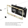 thumbnail image 4 of Vintage Western Cowboy License Plate Frames for Women Men Car Plate Holder Cover Metal Tag Aluminum Car Accessories Front Rear Plate Decor, 4 of 6
