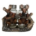 thumbnail image 5 of Rustic Forest 2 Elk Moose Dangling On Tree Branch Salt And Pepper Shakers Holder, 5 of 8