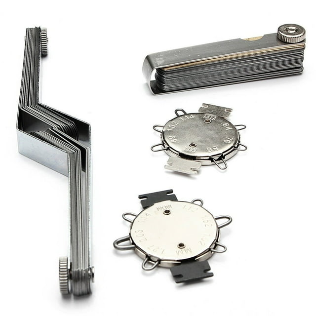 XYC 4pc Master Feeler Gauge Set for Ignition Spark Plugs Valve Tappets etc