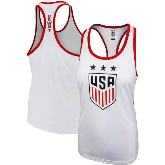Women's White USWNT Soccer Tank Top