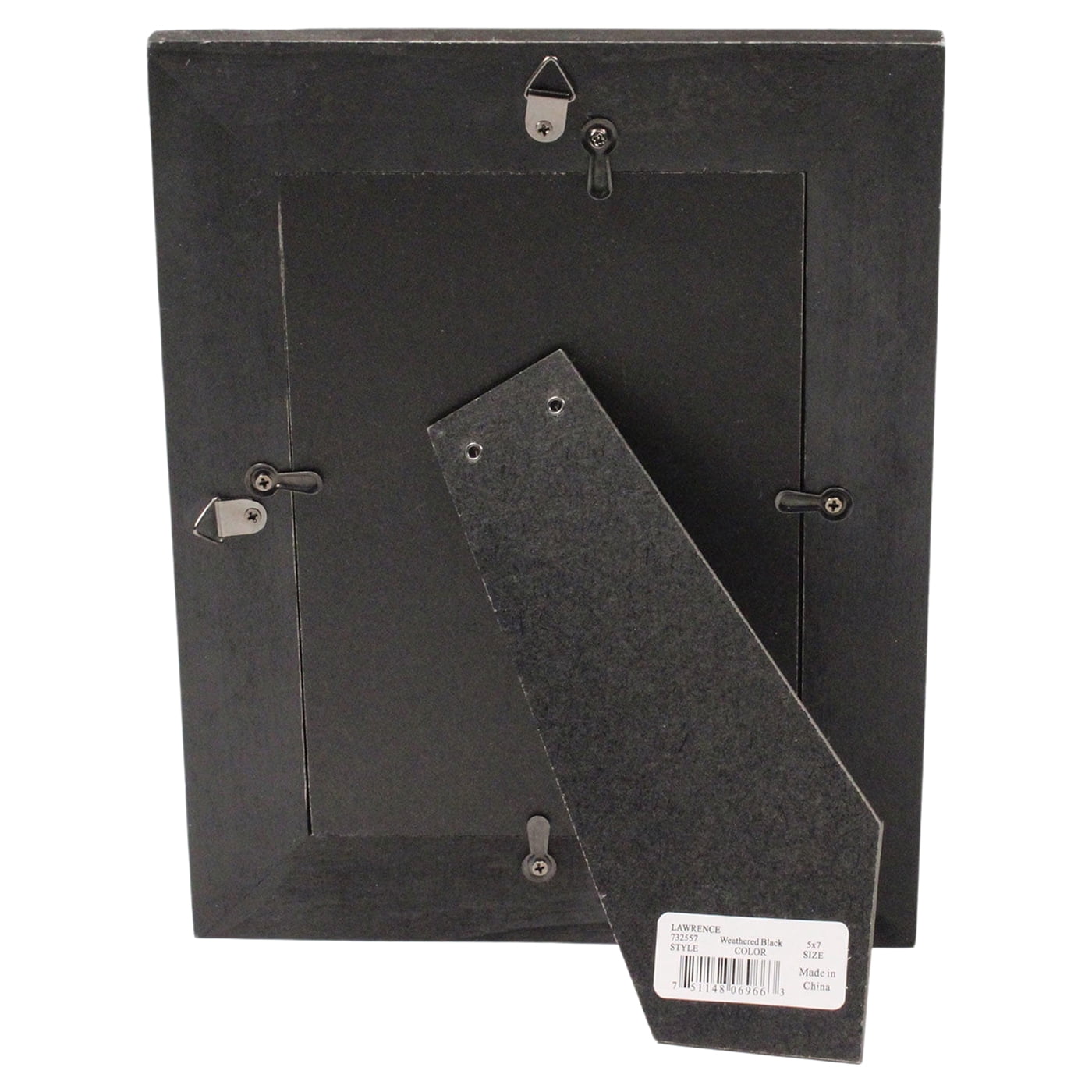 SUNWASHED BLACK 5x7 frame by Lawrence - 5x7