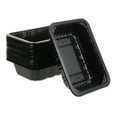 thumbnail image 3 of Greenadscape Storage Containers Black Plastic 50Pcs 7.27X5.31X1.77Inch, 3 of 7