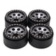 thumbnail image 5 of 4 Uds 1,9 pulgadas RC Metal Beadlock 8 cubos de llanta de rueda de agujero redondo para Axial SCX10 90046 RC 1/10 CarTitanium Color, 5 of 8