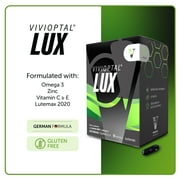 Vivioptal Lux 90 Softgels, Omega 3, Zinc, and Vitamin C & E, Multivitamin & Multimineral, Gluten Free