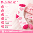 thumbnail image 6 of TRANSLINK 7 Packs Womens Pink Fuzzy Socks Warm Cozy Soft Winter Slipper Socks Gift Size 5-9, 6 of 9