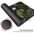 thumbnail image 3 of Botanical Art Desk Mat, Sage Green Floral and Plant Detailed Design Deskmat, Anti-Slip Rubber Base XL Large Mouse Pad for Office Decor, Cute Leaves Laptop Pad Mat, Game Mat, 35.4 x 15.7 in, 3 of 6
