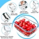 thumbnail image 5 of VERONES Juego de 5 Recipientes de Vidrio para Preparación de Comidas 1065 ml Herméticos, 5 of 7