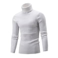 thumbnail image 1 of Suéter de hombre otoño e invierno cuello alto camisa base torcida suéter hombre, 1 of 5