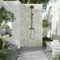 Zahara 6x6 Creamy off-white Porcelain Zellige Square Wall and Floor Tile (5.38 sq ft/case) - 22 Pack