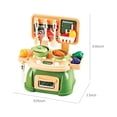 thumbnail image 4 of TIMIFIS Children Kitchen Children's Home Toys Tableware Kitchen Simulation Cooking Puzzle Early Education Boys and Girls Cooking Dining Table Education, 4 of 6