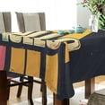 thumbnail image 5 of Yayeee Tablecloths 54" x 54" Rectangle Wrinkle Resistant Party Table Cover, Red UFO, 5 of 8